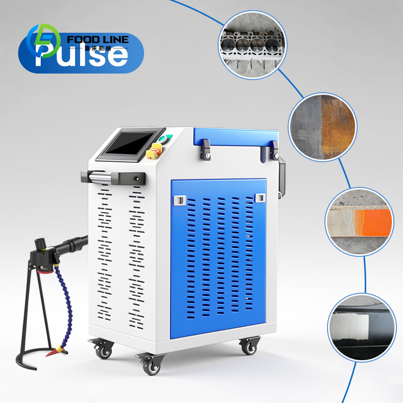Industrial Laser Rust Remover - Macchina per Pulizia Laser Personalizzata 100W,