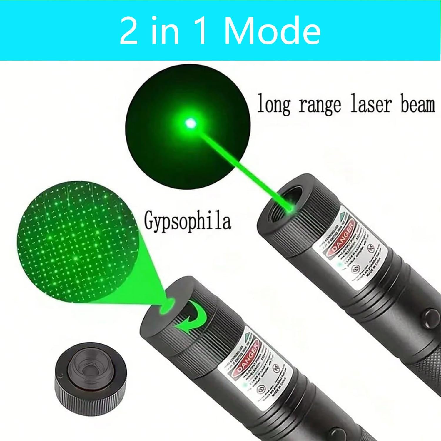 Penna Laser USB Mini con Luce  - Industrial Laser Gun recensione e prezzo