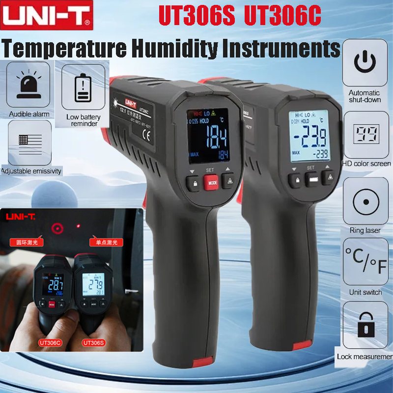 UNI-T UT306S UT306C Termometro - Industrial Laser Gun recensione e prezzo