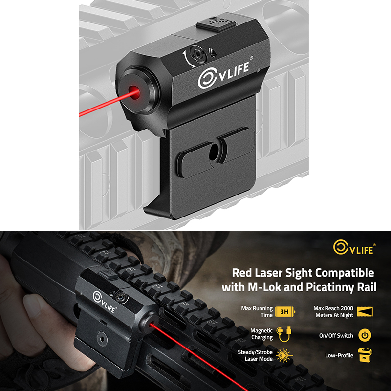 Mirino Laser Rosso/Verde CVLIF - Industrial Laser Gun recensione e prezzo