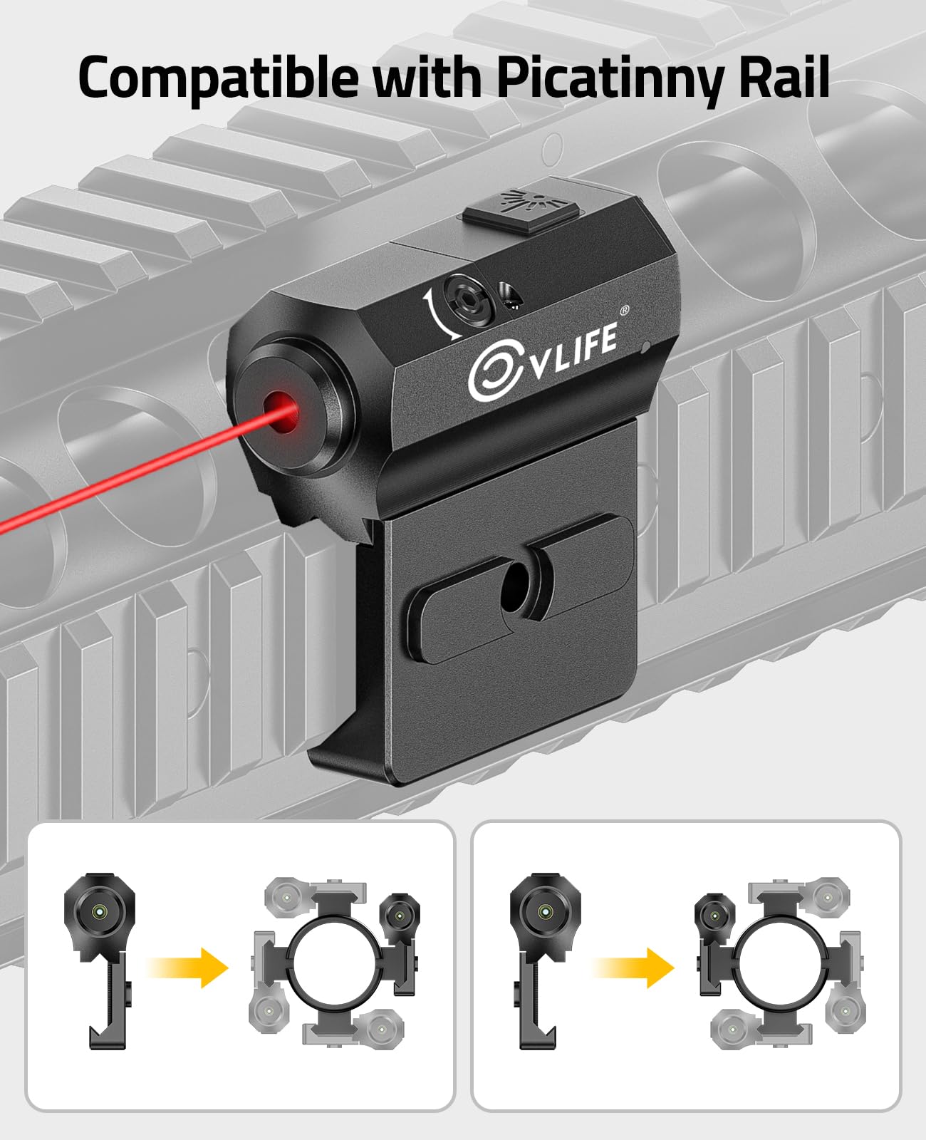 Mirino Laser Rosso/Verde CVLIF - Industrial Laser Gun recensione e prezzo