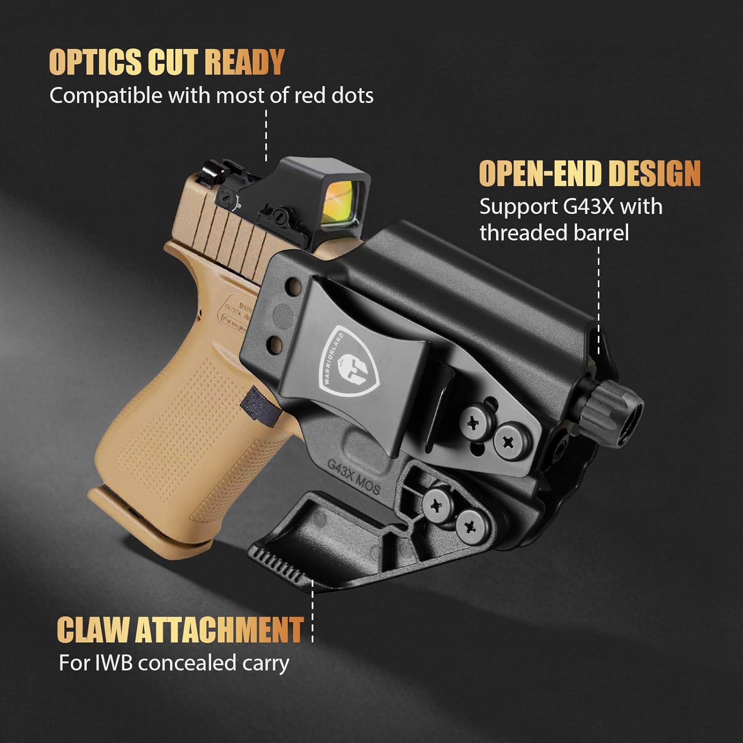 Fondina IWB/OWB per G43x, per  - Industrial Laser Gun recensione e prezzo