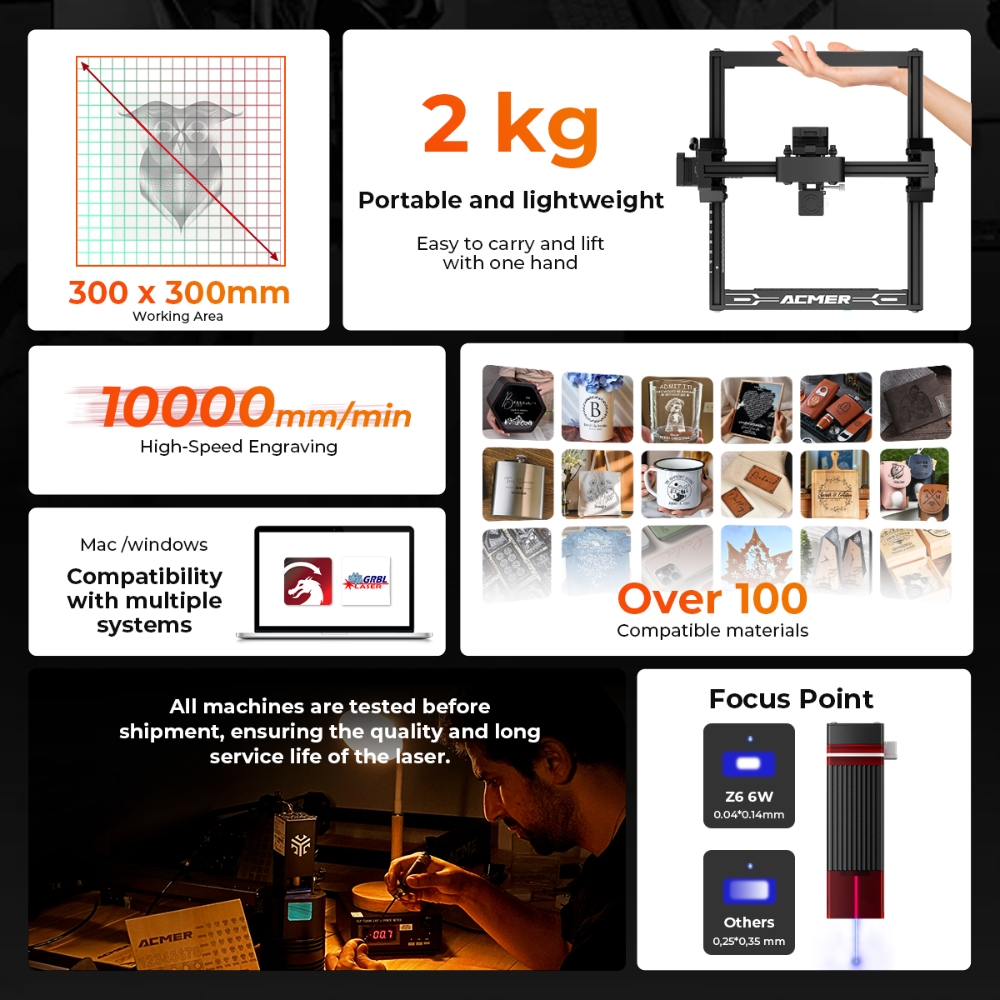 ELIDOR Z6 6W Incisore e macchi - Industrial Laser Equipment recensione e prezzo
