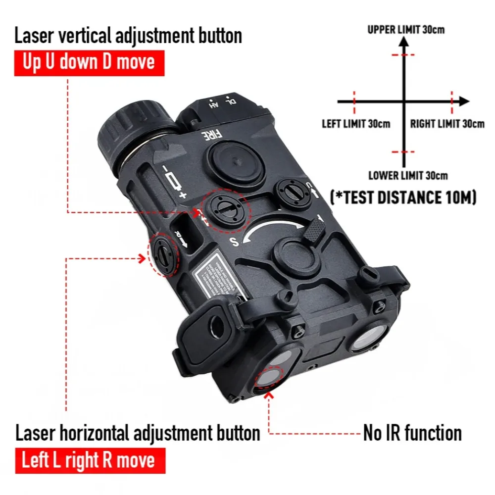 Torcia tattica a LED in plasti - Industrial Laser Gun recensione e prezzo