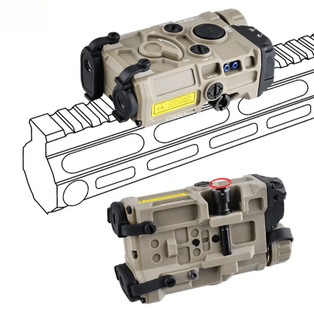 Torcia tattica a LED in plasti - Industrial Laser Gun recensione e prezzo