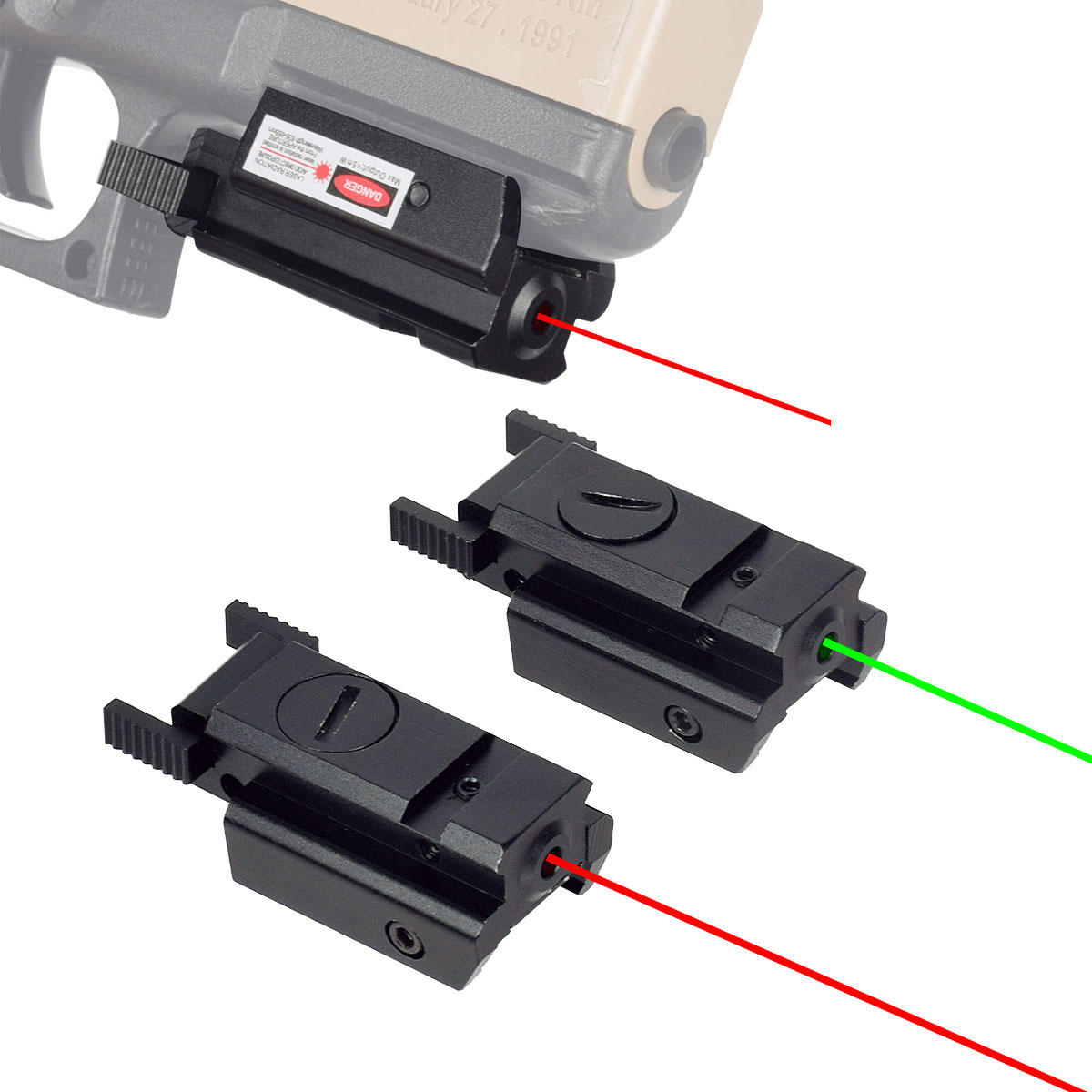 Mirino laser tattico punto ros - Industrial Laser Gun recensione e prezzo